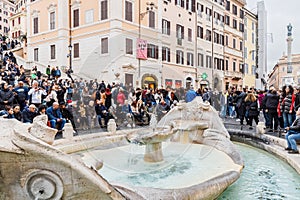 Spanish Steps (Piazza di Spagna) in Rome, Italy