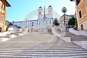 Spanish Steps in Piazza di Spagna. Rome, Italy photo