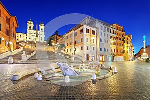 Spanish Steps in Rome, Italy