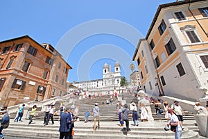 Spanish steps Rome Italy