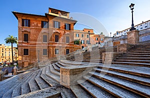 The Spanish Steps in Rome. Italy.