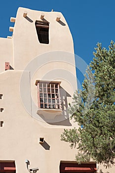 Spanish style architecture of New Mexico USA