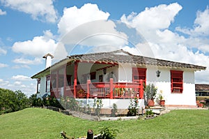 Spanish style farm house