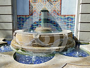 Spanish-Style Fountain at Union Station