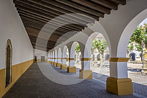 Spanish style porch photo