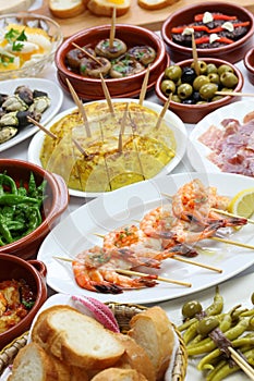 Spanish tapas bar food