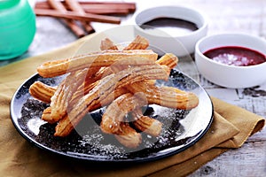 Spanish tapas churros