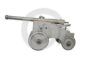 Spanish 16th Century bronze cannon on carriage photo