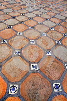 Spanish tile floor