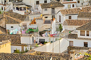 Spanish town roofs