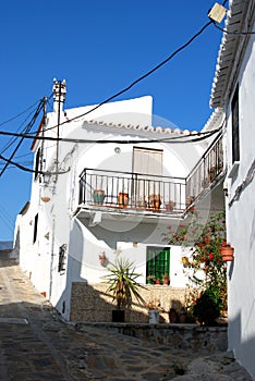 Spanish townhouse, Comares. photo
