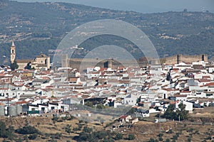 Spanish village Cumbres Mayores, Huelva. photo