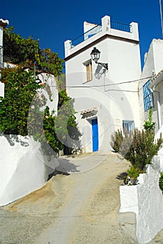 Spanish village at midday