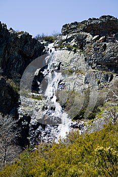 Spanish waterfall in Guadalajara province