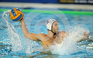 Spanish waterpolo player Oscar Aguilar