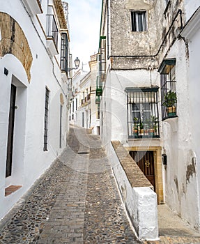 Spanish White Town Street