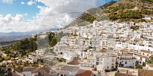 The spanish white washed village of Mijas pueblo, Andalusia, Malaga province, Spain