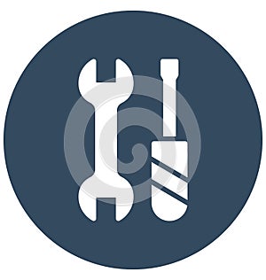 Spanner, Maintenance Isolated Vector Icon That can be very easily edit or modified. Spanner, Maintenance Isolated Vector Icon Th