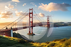 Spanning beauty The renowned Golden Gate Bridge gracing San Francisco