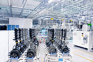 spare parts in a car plant