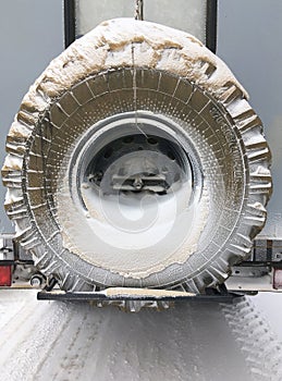 Spare tire for truck