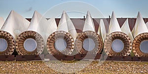 Spare wind turbine blades