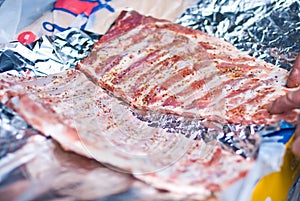 Spareribs preparation