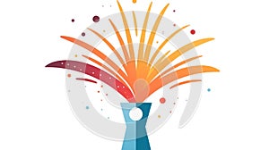 A Spark icon representing the open-source data processing engine used for fast big data computations created with Generative AI