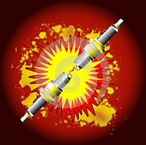 Spark Plug Duo Background