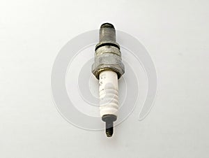 Spark Plug on White Background