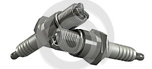 Spark plugs 3d