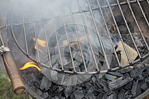 Sparked off barbecue