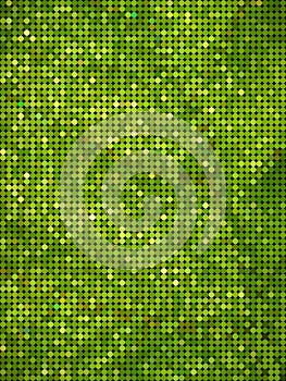 Sparkle green dot pattern