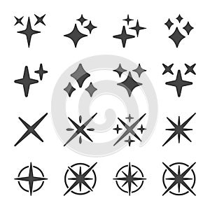 Sparkle icon set