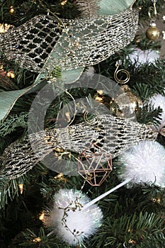 Sparkles and Fluff Christmas Tree Detail