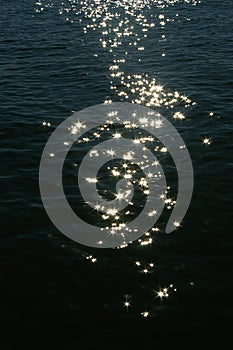 Sparkles on the sea
