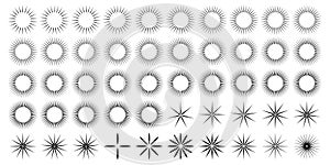 sparkles shape and fire flakes shape set 50