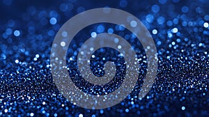 Sparkling Blue Glitter Abstract Background Texture