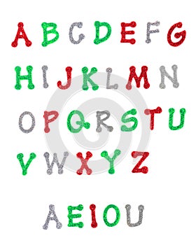 Sparkling Christmas Alphabet