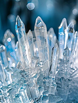 Sparkling crystal formations