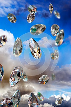 Sparkling diamonds