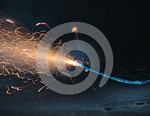 Sparkling fuse burnout