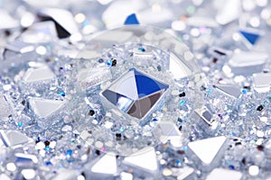 Sparkling Silver Crystals