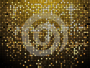 Sparkling gold mosaic background