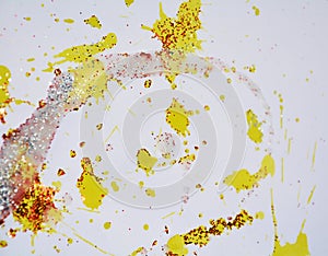 Sparkling golden soft watercolor hues, background