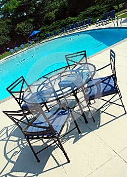 Sparkling Pool Metal Furniture