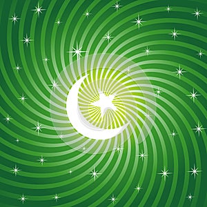 Sparkling Ramadan Moon