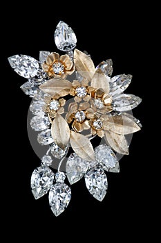 Sparkling vintage brooch