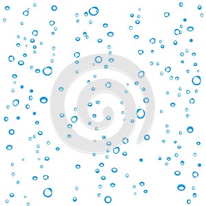 Sparkling water drink white vector seamless background pattern.