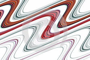 Sparkling wave soft silvery red lines, blurred creative design